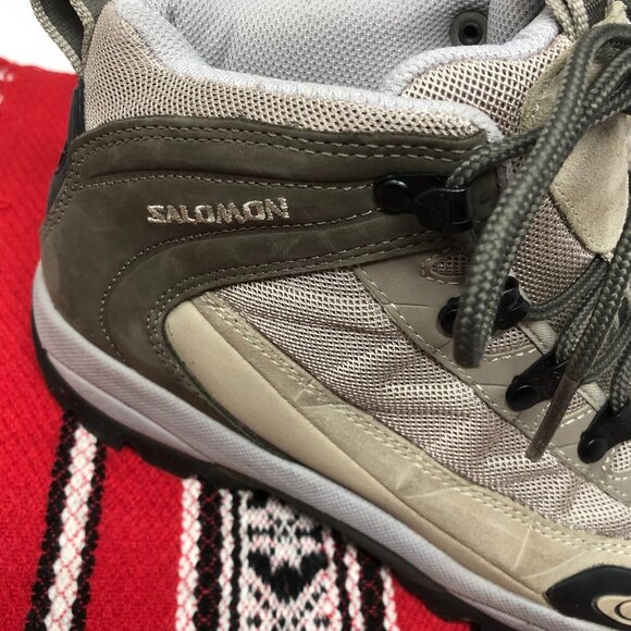 Salomon Contragrip Tan Hiking Boots/Shoes 39.5 7.5 - Picture 7 of 8